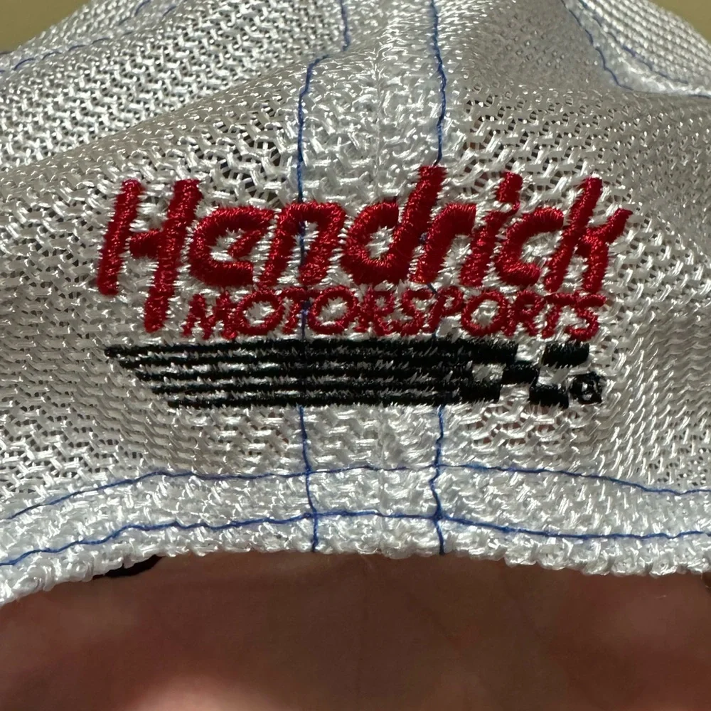 Vintage NAPA Know How Racing 9 Hendrick Motorsport Blue White Mesh Ball Cap Hat